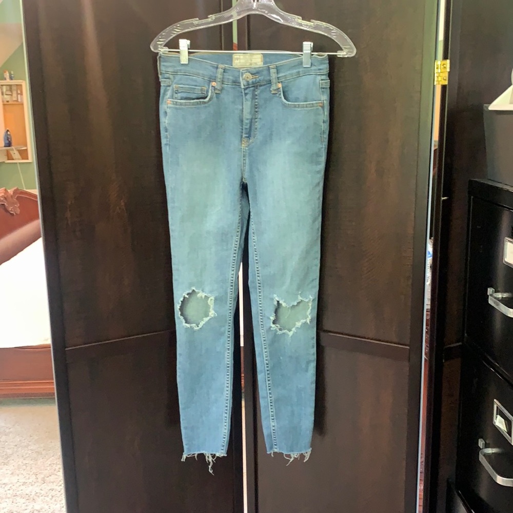 Free People stretch denim skinny Jean size 26